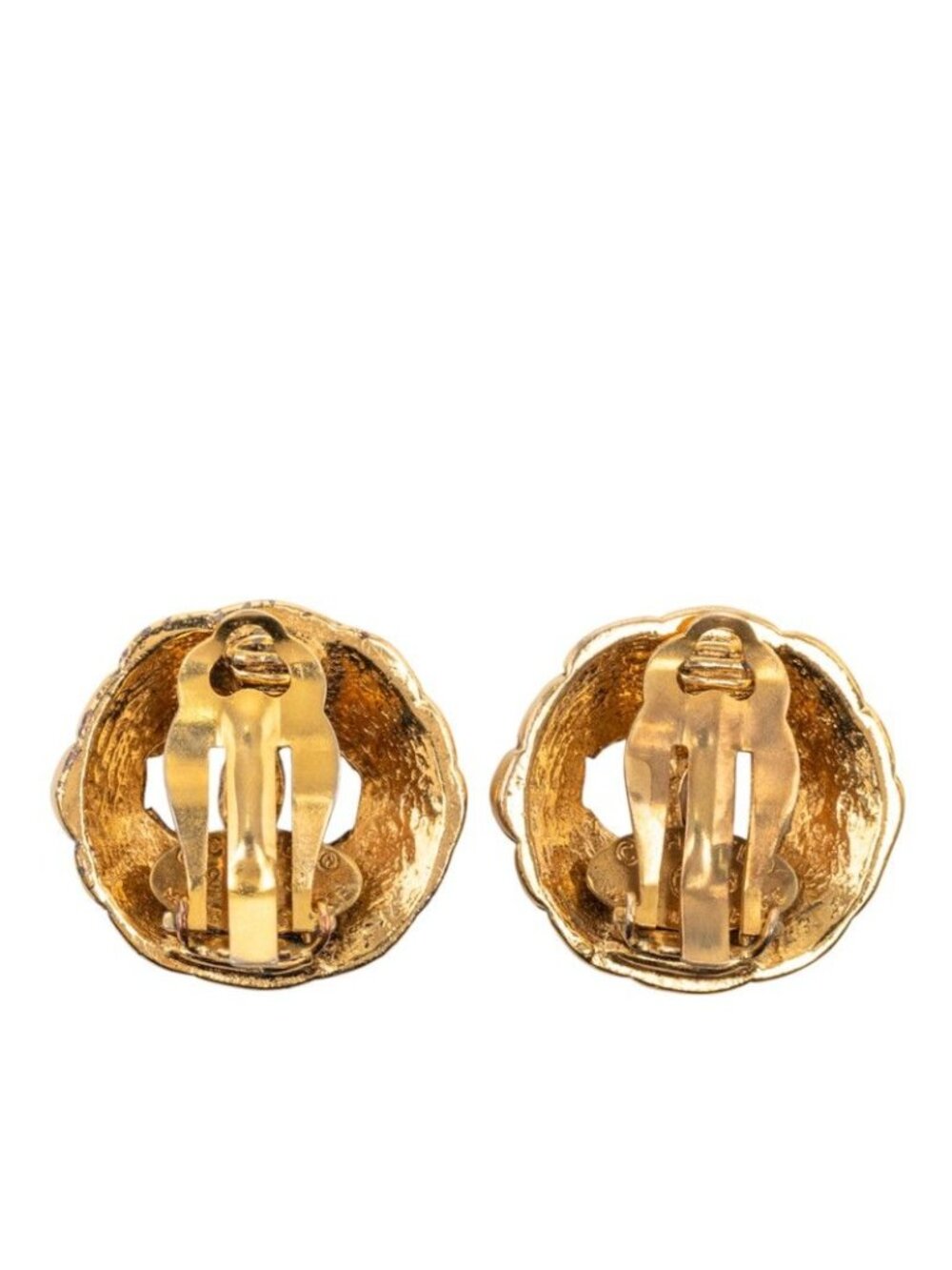 Chanel CC Logo Vintage Gold Plated - Picture 2 of 4